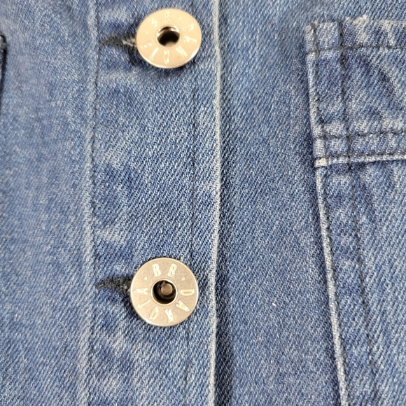 BB DAKOTA On Cloud Nine stretch denim button front jean pencil skirt - Picture 5 of 10